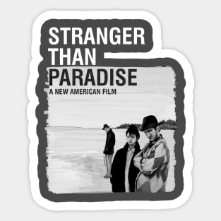 Stranger than Paradise Illustration Sticker